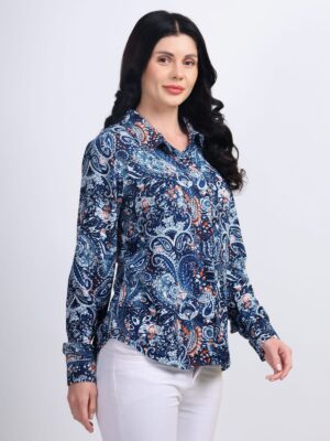 blue shirt women