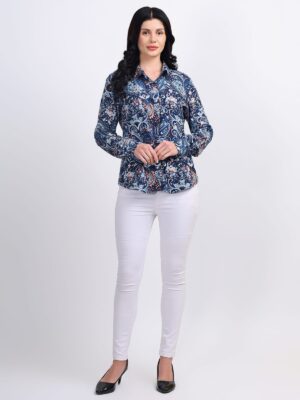 blue shirt women