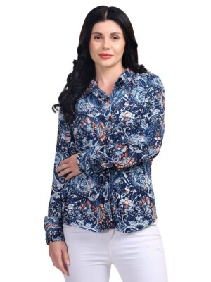 blue shirt women