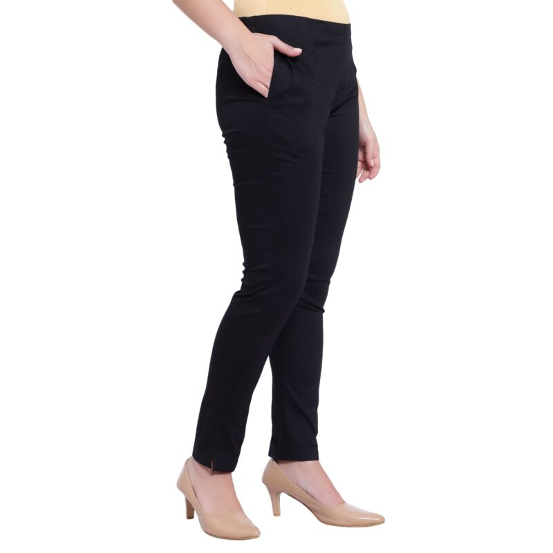 Black Cotton pant