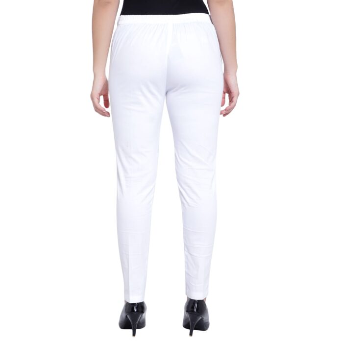 Cotton pant white - Image 4