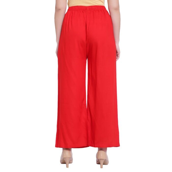 Red Cotton stretchable pants - Image 6