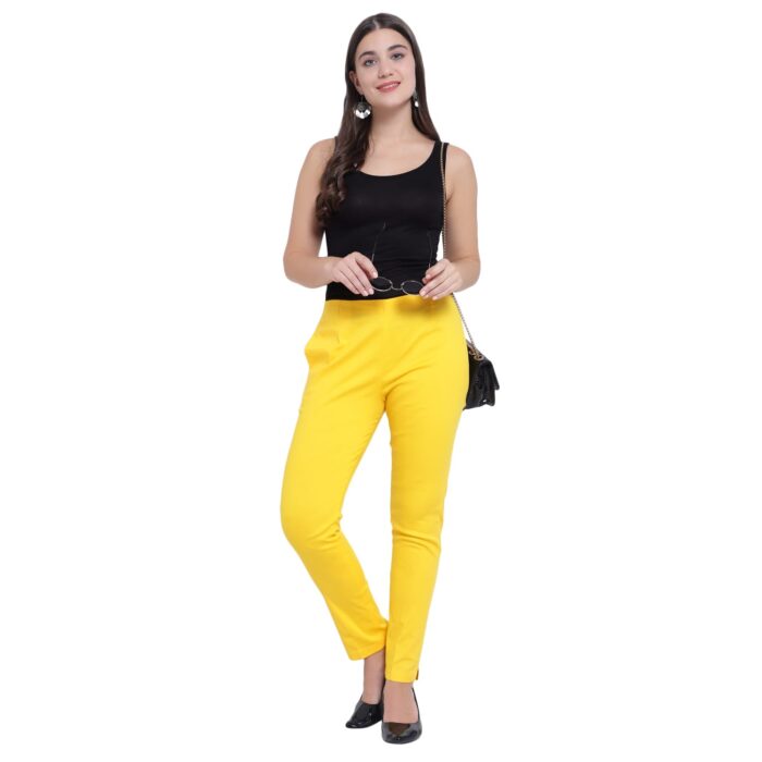 Cotton pant Yellow - Image 5