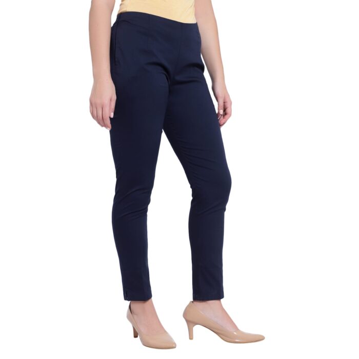 Dark Blue Cotton pant - Image 2