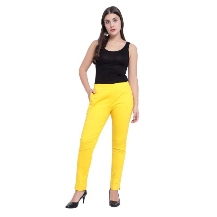 Cotton pant Yellow - Image 2