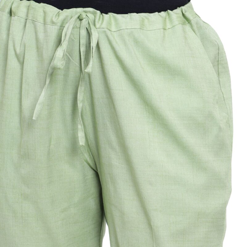 Green Cotton stretchable pants