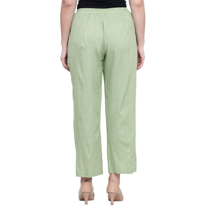 Green Cotton stretchable pants - Image 5