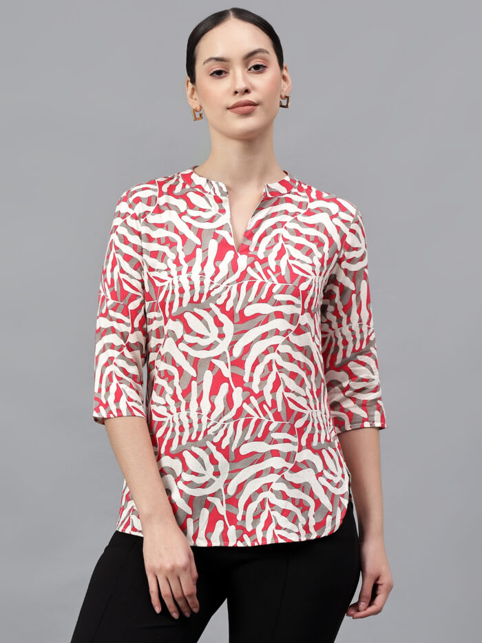 Woman Red Shirt - Image 8