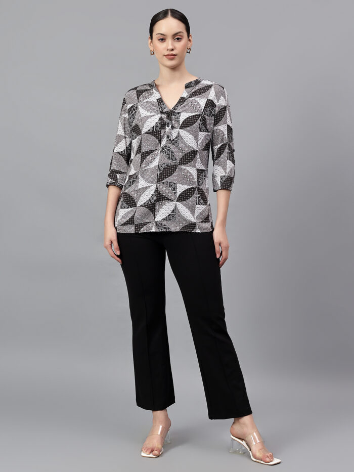 Woman Black Shirt - Image 4