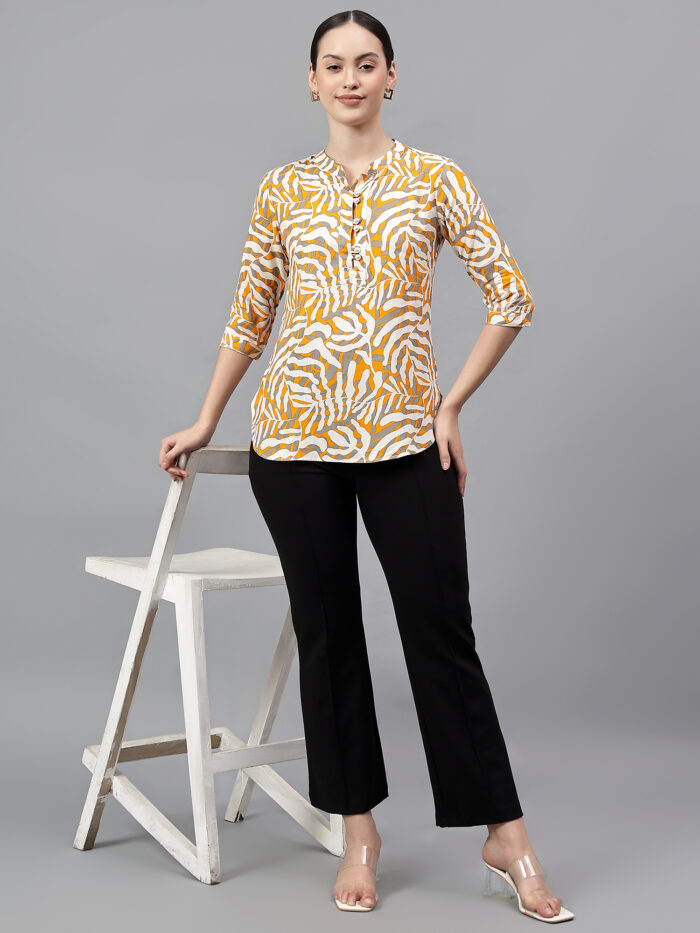 Woman yellow Shirt - Image 7