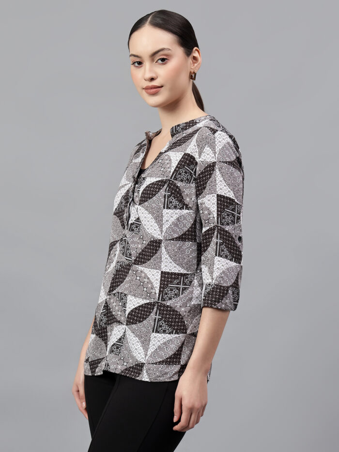 woman party black shirt - Image 7