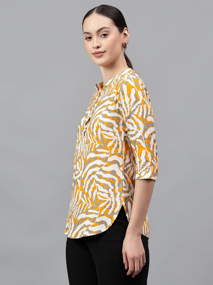 Woman yellow Shirt - Image 6