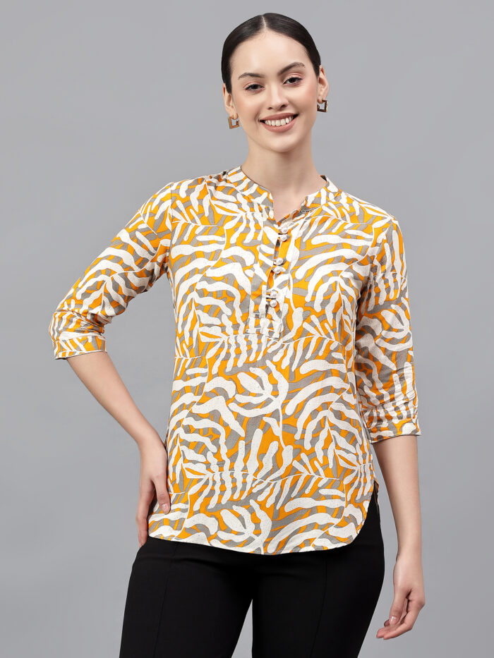 Woman yellow Shirt