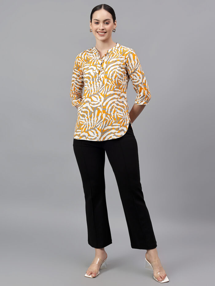 Woman yellow Shirt - Image 4