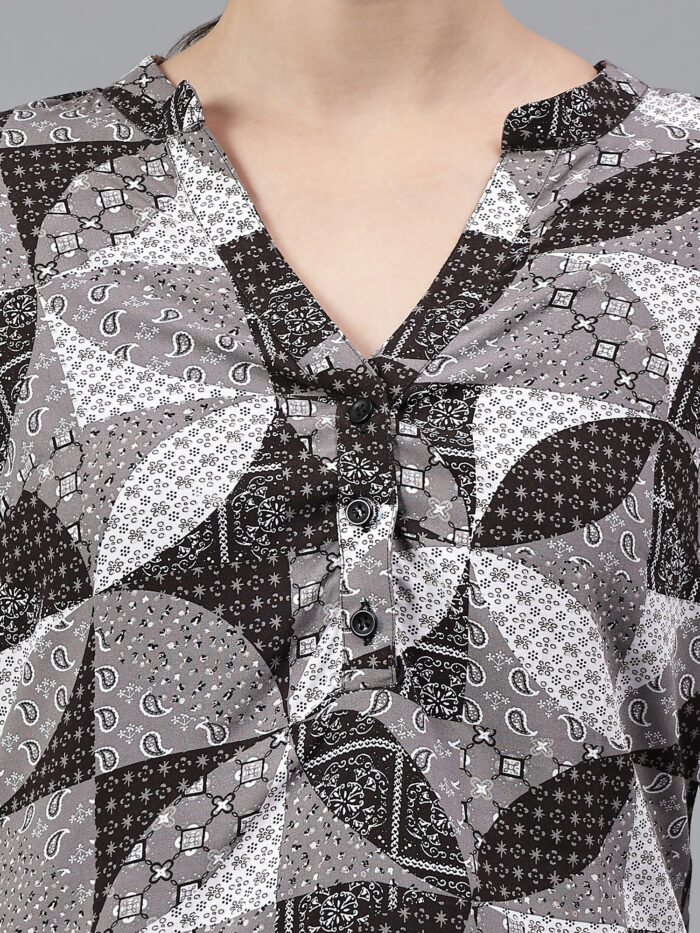 woman party black shirt - Image 2