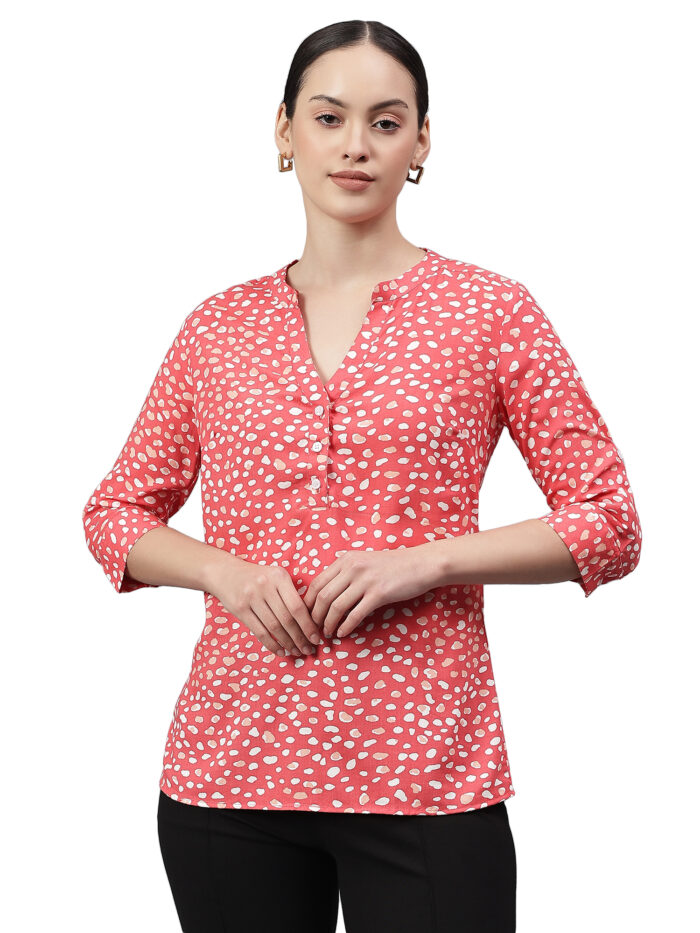 Woman Red Shirt - Image 3