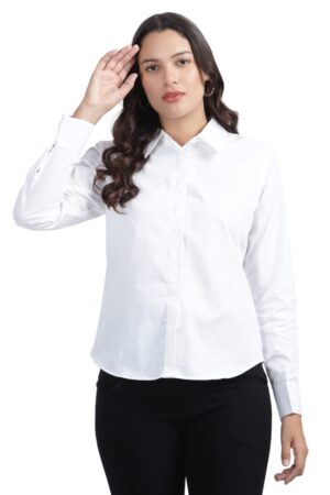 Nksa Fashion White Shirt