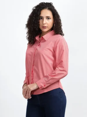 Nksa Fashion Women Red Shirt
