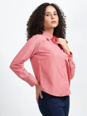 Nksa Fashion Women Red Shirt