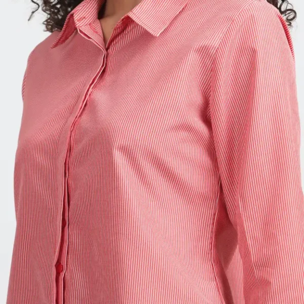 Nksa Fashion Women Red Shirt