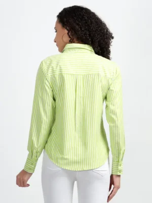 Nksa Fashion Women Green Shirt
