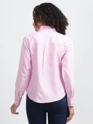 Nksa Fashion Women Pink Shirt