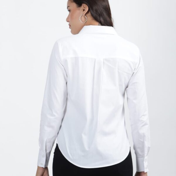 Nksa Fashion Women Formal White Shirt