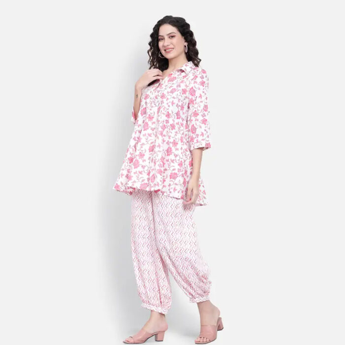 Women Pure Cotton Kurta Pant Set