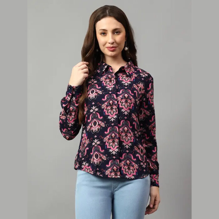 Women Regular Fit Striped Casual Shirt