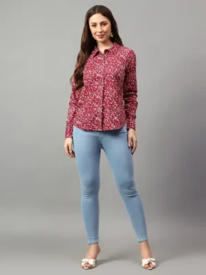 red women shirt