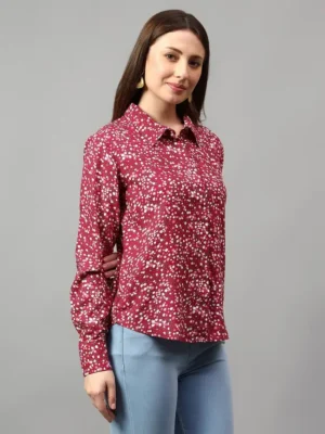 red women shirt