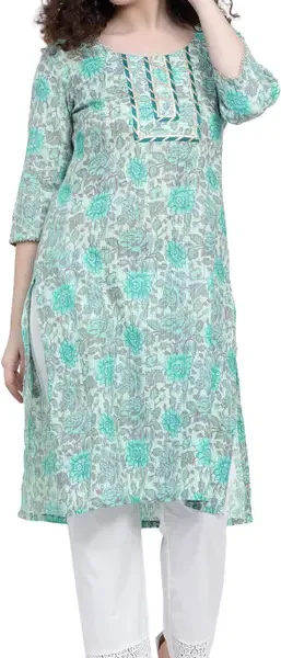 green kurti