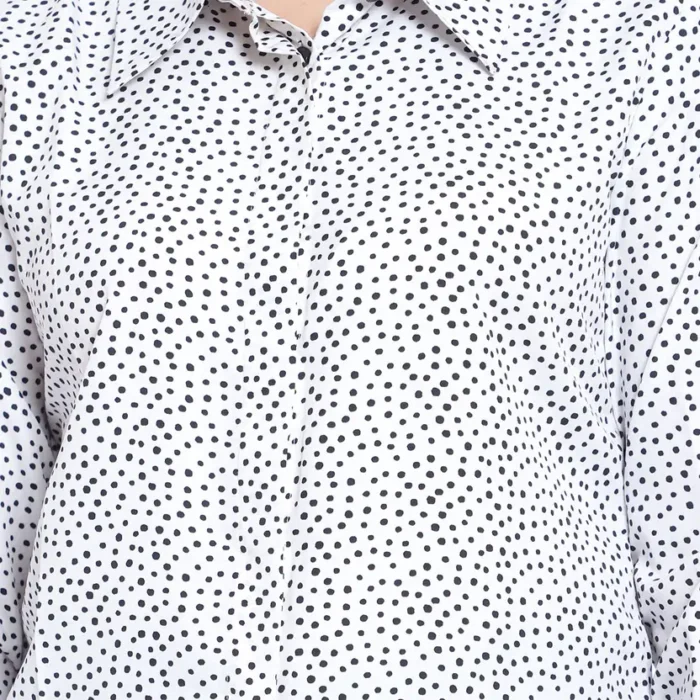 Women Regular Fit Solid Casual Shirt - Image 2
