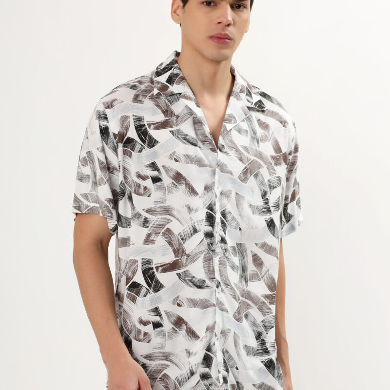 Men Casual White Shirt