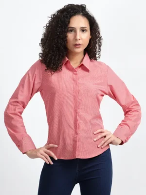 Nksa Fashion Women Red Shirt