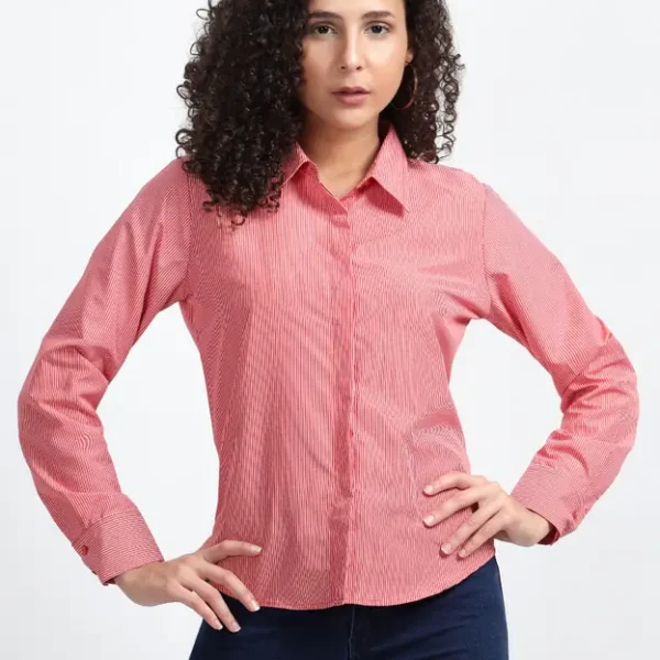 Nksa Fashion Women Red Shirt