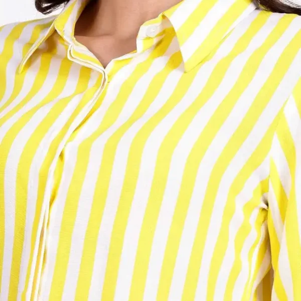 Nksa-fashion-Women-Yellow-Shirt
