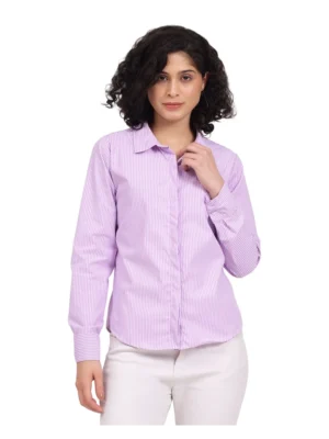 Nksa Fashion Women Purple Shirt