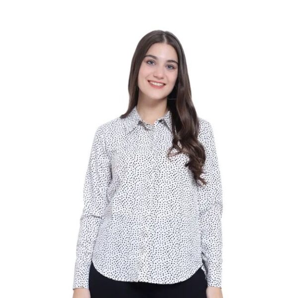 Nksa Fashion Women Solid Party Shirt
