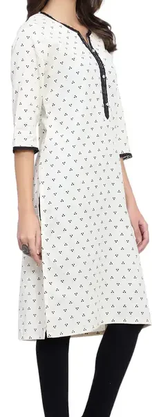 white kurti