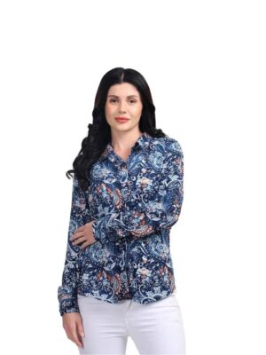 blue shirt women