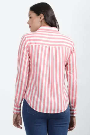 Nksa Fashion Women Spread Collar Shirt